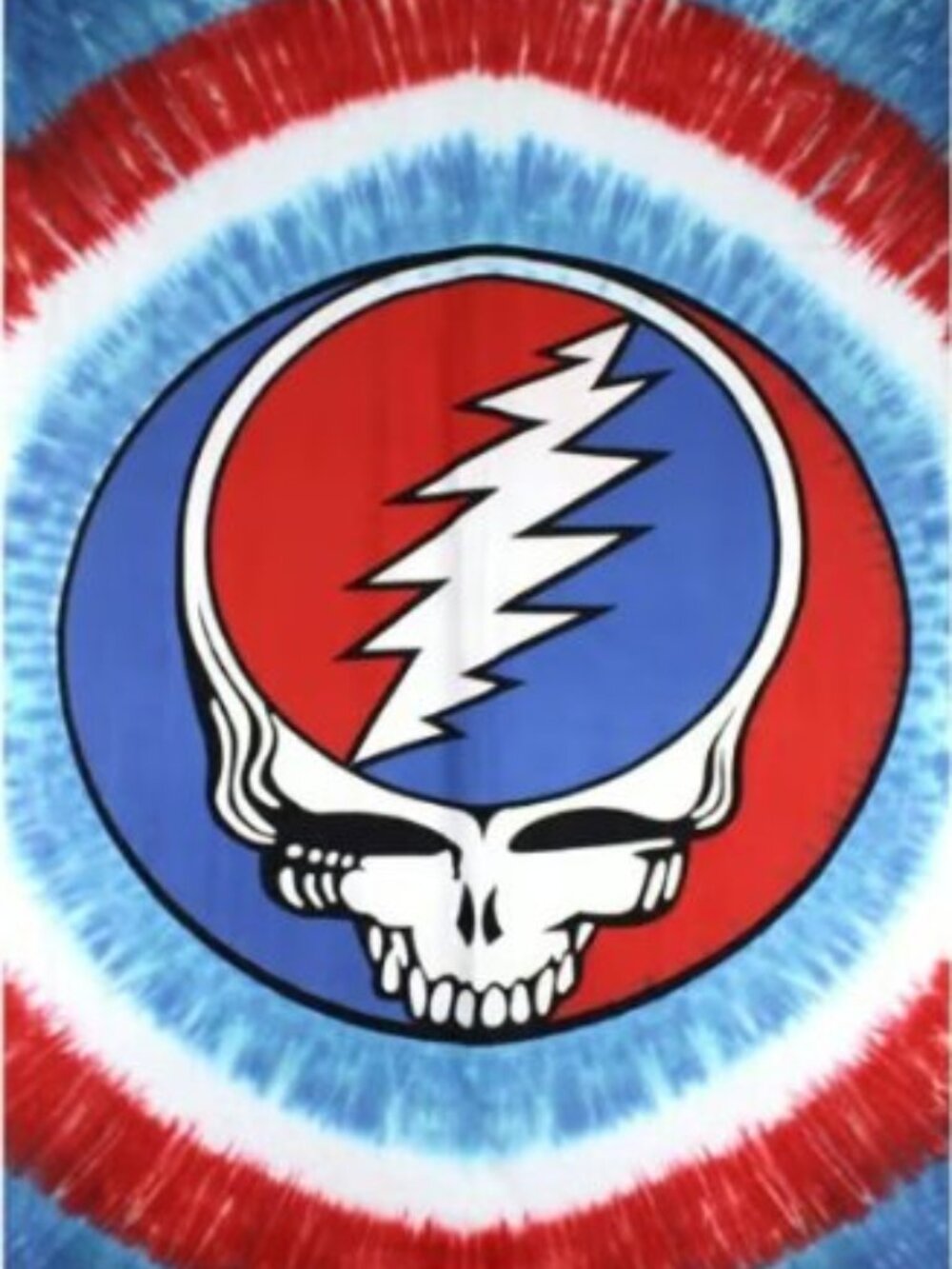 Grateful Dead Steal Your Face Tapestry ~ 100% Cotton ~ 30” x 45” ~Brand New!